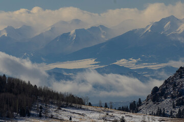 Snowstorm on the Sangre