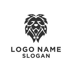 simple elegant lion logo