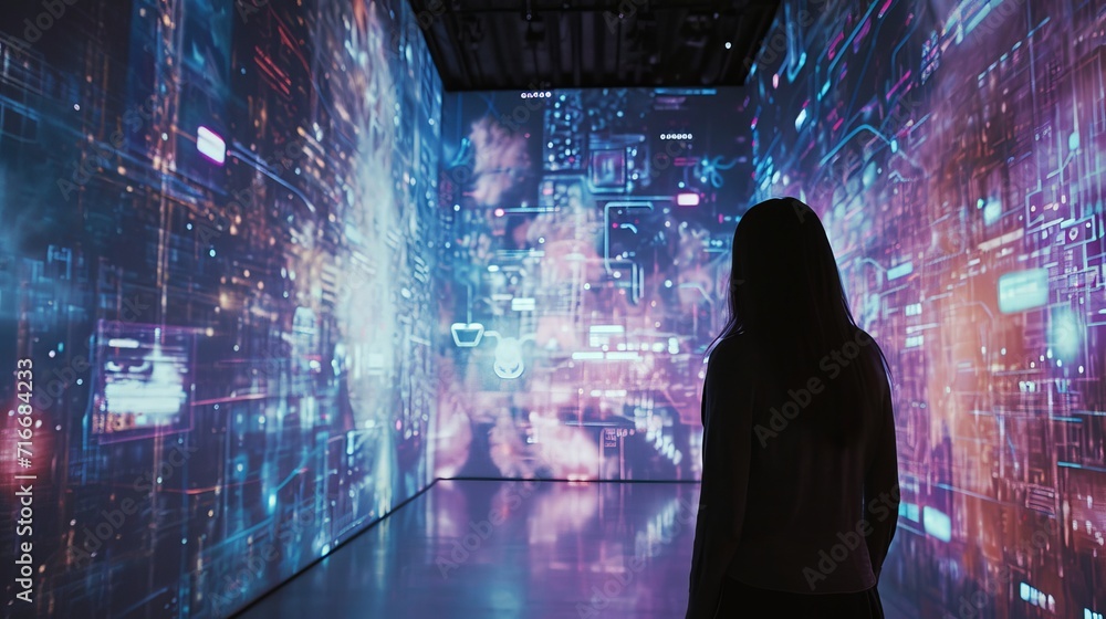 Poster the digital tapestry: navigating an intuitive interface