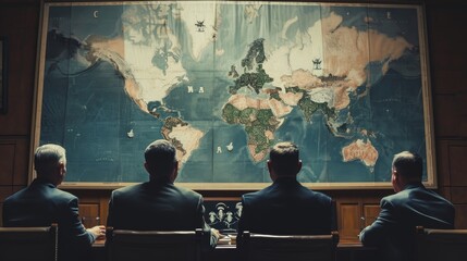 The War Room: Decoding Secrets of Military Strategy - obrazy, fototapety, plakaty