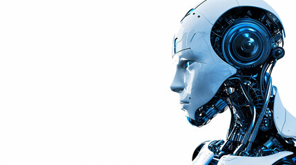 humanoid robot background wallpaper