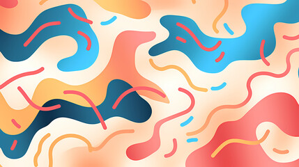 Obraz premium Abstract seamless doodle background, artistic background