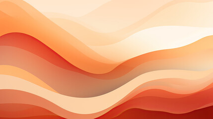 Abstract background inspired by Burnt Orange tones, utilizing minimalist shapes, gentle gradients, and contemporary design elements for a visually stunning display Ai Generative