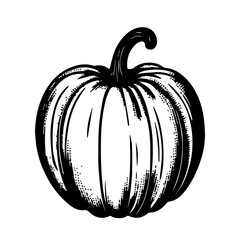 pumpkin isolated on white