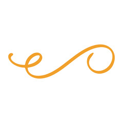 calligraphic luxury line element