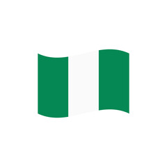 National flag of Nigeria vector banner wave symbol