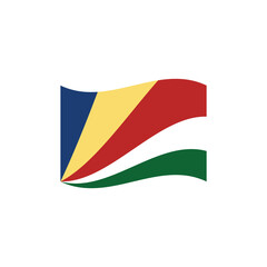 National flag of Seychelles vector banner wave symbol