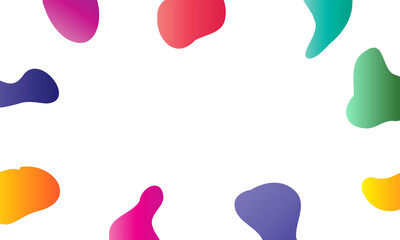 frame with abstract shape gradient 