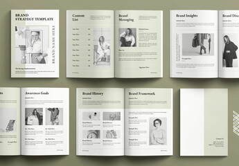 Brand Strategy Brochure Template