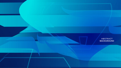 Abstract background with wavy shape. Business banner design. Vector graphic illustration.