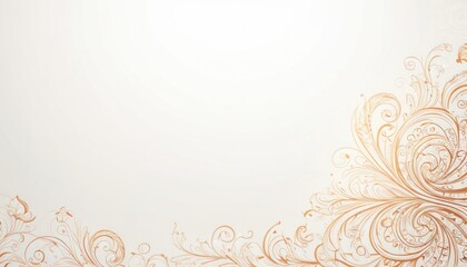  a white background with gold swirls and a white background with gold swirls and a white background with gold swirls and a white background with a place for text.
