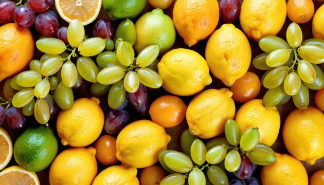  a bunch of oranges, grapefruits, lemons, grapefruits, and grapefruits are arranged in a variety of colors.