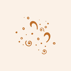 Abstract shapes concept design background. Abstract ornaments shapes background. Geometric shapes. Abstract gradient colored background.