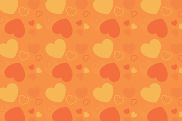 Heart pattern, Valentine's Day seamless pattern, Valentine's Day background.