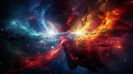 Fototapeta premium visualization of space