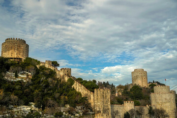Rumeli Isari castle view from Istanbul Bosphorus cruise
