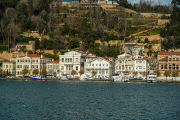 Boyacıkoy village view from Istanbul Bosphorus cruise