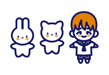 ぬい活用ぬいぐるみセット（K-POP・アニメ）