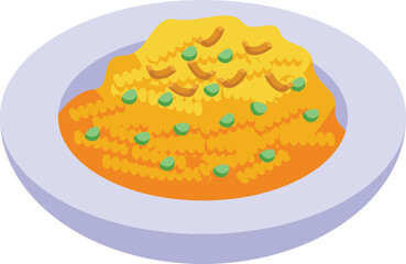 Corn pesto sauce icon isometric vector. Cook culinary glass. Aged area