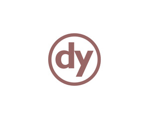 DY Logo design vector template