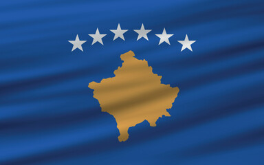 Obraz premium flags of world countries wavy fabric texture