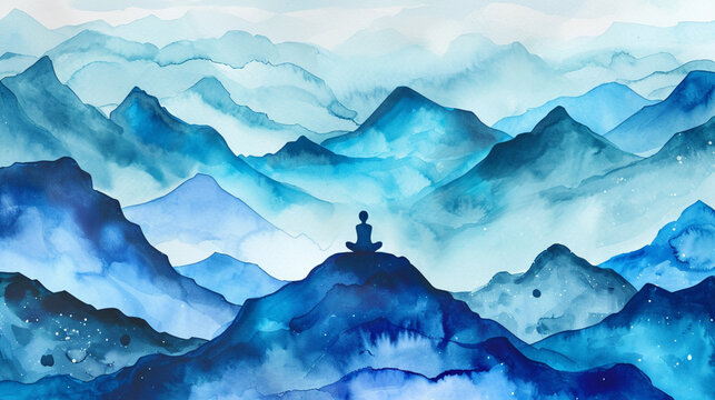 People doing yoga. yoga illustrations meditating backgrounds. yoga to feel better. Stimulate your chakras by meditating. color of energy chakras.yoga in the ocean, garden, forest, space, sunset. sutra
