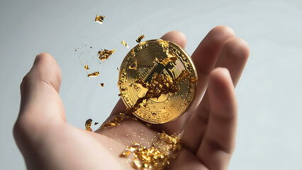 Bitcoin be broken on hand.