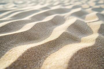 Fototapeta na wymiar Mesmerizing Sand Texture Highlighting Intricate Patterns and Grains for Visual Elegance