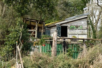 cabane en bois