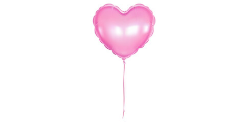 Abstract Festive Heart Shape Pink Balloon Vector Illustration.  © Gfx Studio