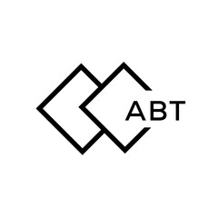 ABT Letter logo design template vector. ABT Business abstract connection vector logo. ABT icon circle logotype.
