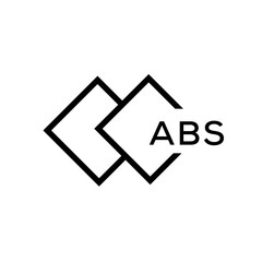 ABS Letter logo design template vector. ABS Business abstract connection vector logo. ABS icon circle logotype.
