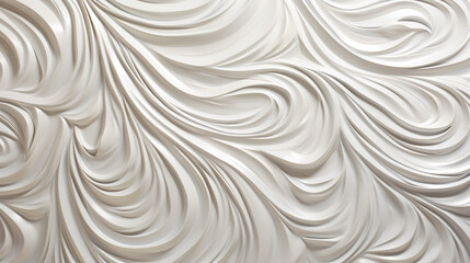 beautiful silver inspired waves in a luxury jewelry wallpaper design - obrazy, fototapety, plakaty
