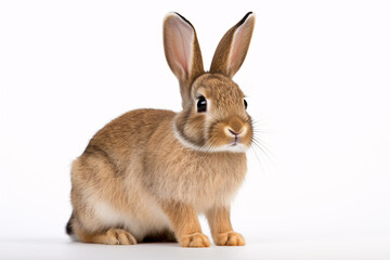 Hase isoliert auf weißem Hintergrund