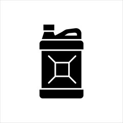 Gallon icon in trendy flat style isolated on white background. Symbol for your web site design, logo, and app