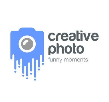 vector creative photo logo vector icon