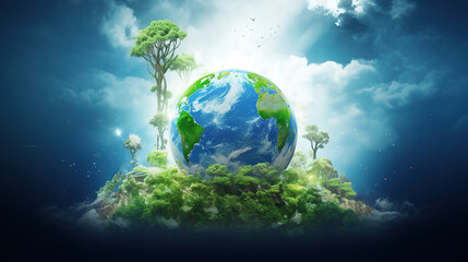 Background to World Wildlife Day, cartoon campaign illustrations for protected animals and plants,AI generated.