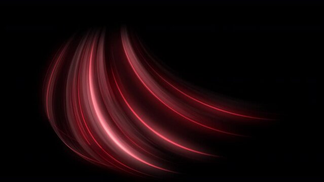 Animation Cool and hot air flows shows, air condition animation