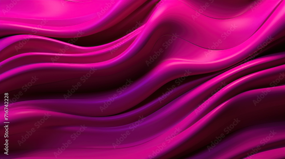 Poster liquid neon pink wave modern trendy holographic background. fluid color texture abstract backdrop. c
