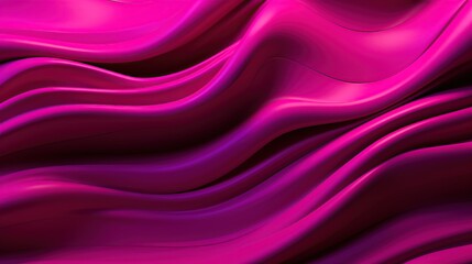 Fototapeta premium Liquid neon pink wave modern trendy holographic background. Fluid color texture abstract backdrop. Created with Generative AI