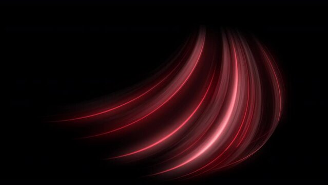 Animation Cool and hot air flows shows, air condition animation