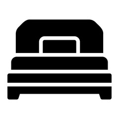 bed glyph icon