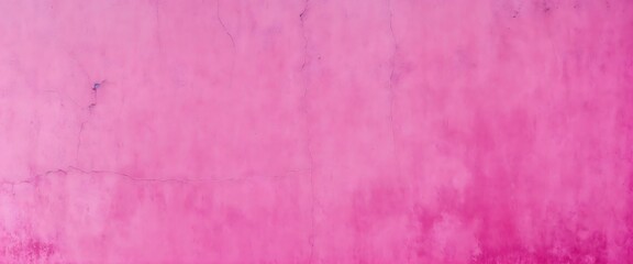 Rough pink wall texture background banner. Pink grunge background with space.