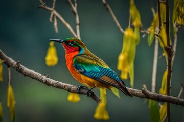 Fototapeta premium red headed bee eater