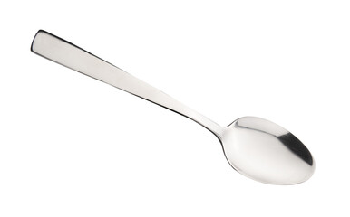 spoon isolated on white backgrounf with clipping path