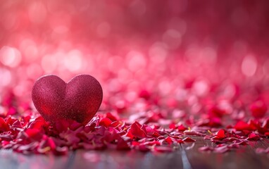 Romantic Red Hearts Decoration for Valentine's Day Celebration