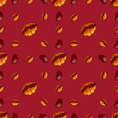 croissants set on a light background
