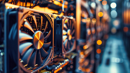 High-Tech Computer Mining: Cryptocurrency Mining Equipment with Modern Hardware