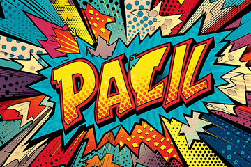 pop art explosion background