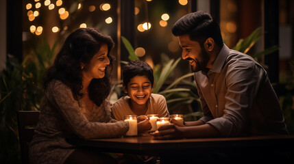 
An enchanting image depicting the happiness of a family spending quality time together. The photograph highlights the shared joy and connection among family members during a memorable moment. 